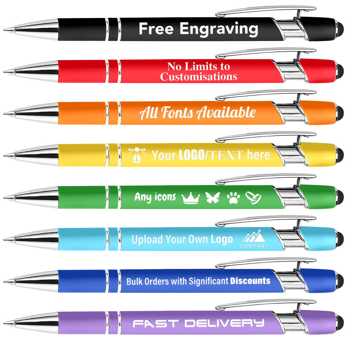 Metal Soft Touch Stylus Pen